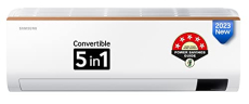 Samsung 1 Ton 5 Star Inverter Split Ac (Copper, Convertible 5-In-1 Cooling Mode, Anti-Bacterial Filter, 2023 Model Ar12Cy5Zagd White)