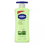 Vaseline Intensive Care Aloe Fresh Hydrating Body Lotion 400 Ml, Daily Moisturizer For Dry Skin, Gives Non-Greasy, Glowing Skin – For Men & Women