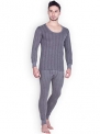Lux Inferno Mens Cotton Thermal Set (Inferno_Ch_Fs_Rn_Tro_Set_85_Charcoal Melange_Medium)