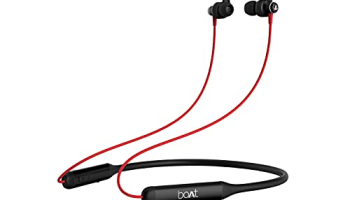 Boat Rockerz 335 Bluetooth Neckband With Qualcomm Aptx & Cvc, Upto 30 Hours Playback, Asap Charge, Signature Sound, Ipx5 And Btv5.0(Red)
