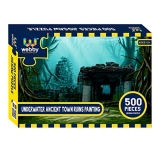 Webby Underwater Ancient Town Ruins Painting Jigsaw Puzzle, 500 Pieces