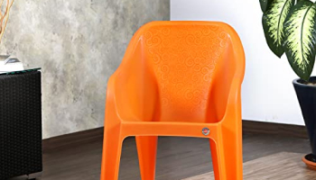 Cello Dynamo Chair Set Pack Of 2 – Orange (Plastic)