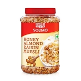 Amazon Brand – Solimo Honey, Almond And Raisin Muesli, 1Kg