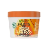 Garnier Fructis, Repairing Hair Mask For Damaged Hair, Repairing & Nourishing, Papaya Hair Food, 390 Ml