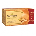 Santoor Royal Sandal, 125G (Pack Of 6)