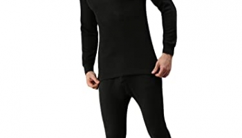 Lux Cottswool Men’S Blouson Thermal Set (Lxbkst Black_90 Cm)
