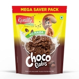 Kwality Choco Flakes, Made With Whole Wheat, Zero% Maida, Source Of Protein And Fibre, Richness Of Chocolate (1 Kg, Pack Of 1)