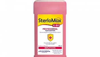 Sterlomax E80-80% Ethanol-Based Hand Rub Sanitizer And Disinfectant – 500 Ml