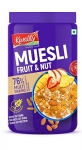 Kwality Crunchy Muesli Fruit & Nut | Goodness Of Multigrain | High In Fibre Source | Vitamin | Iron | Protein [1Kg Jar] [Pack Of 1]