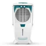 Crompton Ozone Desert Air Cooler- 75L; With Everlast Pump, Auto Fill, 4-Way Air Deflection And High Density Honeycomb Pads; White & Teal