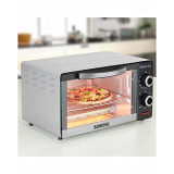 Borosil Prima 10 Liters Oven Toaster & Griller, 3 Cooking Modes, Stay-On Function, Black