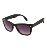 Vespl Uv Protected Square Unisex Sunglasses – (V-2109|60|Black Color Lens)
