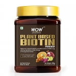 Wow Life Science Plant-Based Biotin Powder – For Stronger Hair & Healthier Skin – 250G