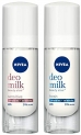 Nivea Women Deodorant Roll On, Deo Milk Sensitive, For Beautiful, Nourished Underarms And 48H Odour Protection, 40 Ml And Nivea Women Deodorant Roll On, Deo Milk Fresh, For Beautiful,, 40 Ml