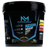 Nutrimuscle Massive Weight Gainer – 12Lbs – Choco Treat Flavour – For Muscle And Mass Gain – Made In India