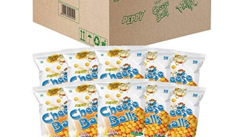 Peppy Cheeseballs Jumbo Box Pouch, 10 X 70 G