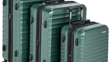 Amazonbasics Polycarbonate Hard 76 Cms Suitcase(T1916-28_Green)