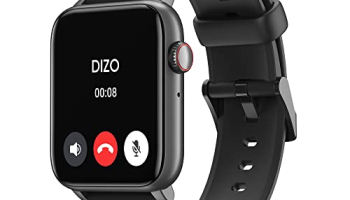 Dizo Watch D2 Power (By Realme Techlife) –Large 1.91″ Superlight, Single Chipset Bluetooth Calling Smartwatch With Smart Swipe,150 +Stylish Watch Faces And 10 Day Battery (Classic Black)