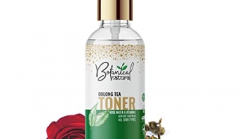 Botanicalnatura Oolong Tea Toner With Rose Water & Vitamin E For Skin Brightening, Pore Minimizing & Tightening For All Skin Types – 120Ml