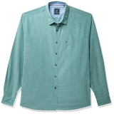 Allen Solly Men’S Casual Shirt (8907587398440_Amsf317G00758_Dark Blue With White_48)