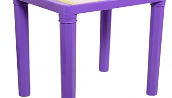 Cello Scholar Well Finished Two Seat Senior Study/Play Table For Kids From 3-10 Years(Plastic , Polypropylene , Violet)