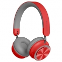 Zebronics Zeb-Bang Pro Bluetooth V5.0 Headphone, 30H Backup, Foldable Design, Call Function, Voice Assistant Feature, Built-In Rechargeable Battery, Type C Charging, 40Mm Driver And Aux. (Red)