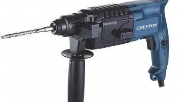 Cheston Rotary Hammer Drill Machine 20Mm 500W 850Rpm With 3-Piece Drill Bit