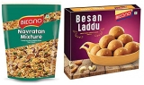 Bikano Navratan Mixture, 1Kg And Besan Laddu Special, 400G