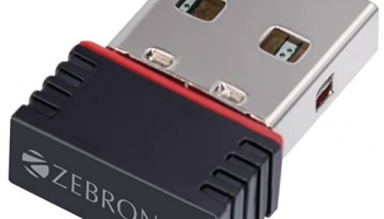 Zebronics Zeb-Usb150Wf1 Wifi Usb Mini Adapter Supports 150 Mbps Wireless Data, Comes With Advanced Security Wpa/Wpa2 Encryption Standards