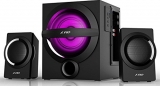 F&D A140X 37W 2.1 Bluetooth Multimedia Speaker With Multi Color Led- Black