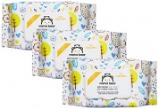 Amazon Brand – Mama Bear Wet Wipes (Pack Of 3, 72 Sheets Per Pack)