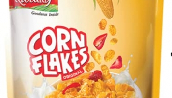 Kwality Corn Flakes – Made With Golden Corns, 99% Fat Free, Natural Source Of Vitamin, Iron And Protein 1Kg [Pack Of 1]