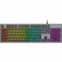 Hp K500F Backlit Membrane Wired Gaming Keyboard, Backlit Mixed Color Lighting, Metal Panel With Logo Lighting, 26 Anti-Ghosting Keys, And Windows Lock Key(7Zz97Aa)