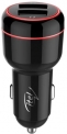 Itel Icc-11 3.4A Fast Charging Car Charger (Black)