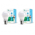 Syska 9W B22D Led Cool Day Light Bulb, Pack Of 2 (Ssk-Srl)