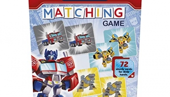 Hasbro Gaming Transformers Matching Game For Kids Ages 3 And Up, Fun Preschool Game For 1+ Players