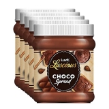 Luvit. Luscious Choco Spread | Smooth & Delicious | Made With Cocoa | Best For Chocolate Bread, Cakes, Shakes, Dosa, Roti | Pack Of 5 – 290G Each.