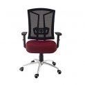 Da Urban® Topsky Medium Back Revolving Office Chair (Red) (1Pc)