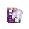 Philips Wiz Wi-Fi Enabled B22 9-Watt Led Smart Bulb, Compatible With Amazon Alexa And Google Assistant(16M Colours +Shades Of White + Dimmable + Tunable),Pack Of 1