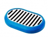 Home 99 Stainless Steel Premium Soap Dish For Bathroom/Home/Kitchen – (Pack Of 1) (Blue)