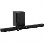 Boat Aavante Bar 1750 2.1 Channel Bluetooth Soundbar With 120W Rms Signature Sound, Wireless Subwoofer, Multi-Compatibility Modes, Touch Control Panel(Premium Black)