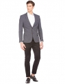 Arrow New York Men’S Notch Lapel Slim Fit Blazer (Anubz5151_Navy_42 Fs)