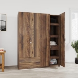 @Home By Nilkamal Avery 4 Door Wardrobe (Modi Wenge)