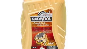 Chemtex Coolant Hd4 Ir Tropical Coolant For Light Automobiles, Passenger Cars, Bikes | Ready-To-Use Radiator Coolant Antifreeze 1L (Red)