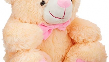 Webby Beige Soft Cute Teddy Bear, 30Cm