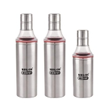 Nirlon Large/Small Coooking Stroage Oil Dispenser Used For Kitchenware, Home 1000 Ml,1000Ml,600Ml Combo 3 Pcs Set