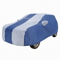 Amazon Brand – Solimo Uv Protection & Dust Resistant Car Cover For Hyundai Creta 2020 (Blue & Silver)