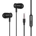 Kratos Thump Wired Earphones, Powerful Bass, Hd Sound Quality Earphones, Tangle Free Cable, Comfortable In Ear Fit, With Mic, 3.5 Mm Jack (Black)