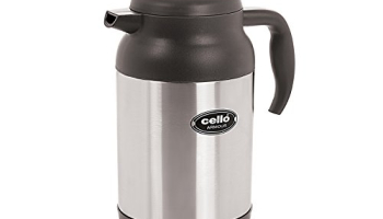 Cello Armour Stainless Steel Flask, 1.2 Litres, Grey