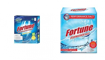 Fortune Dishwasher Detergent Bar 1 Kg – Compatible With All Dishwasher Brands & Dishwasher Salt – 1 Kg